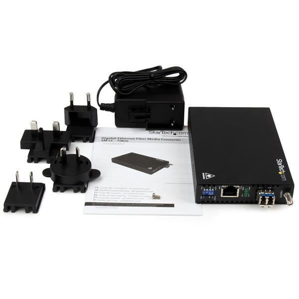 STARTECH.COM Gbe Fiber Media Converter 10km Fiber To Copper Lc Sm