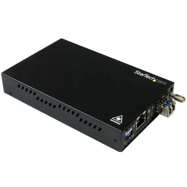 STARTECH.COM Media Converter - Gigabit Ethernet Copper-to-fiber - Sm Lc - 20km