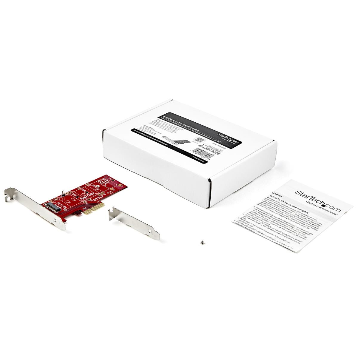 STARTECH.COM Pci-e X4 To M.2 Pci-e SSD Adapter M.2 Ngff SSD Nvme Achi Adapter