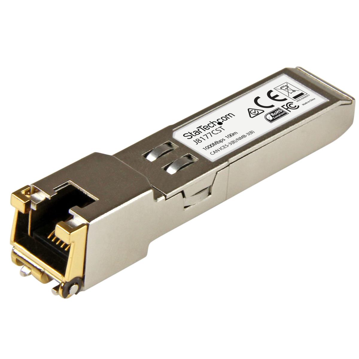 STARTECH.COM Gigabit Rj45 Copper Sfp Transceiver Module - Hp J8177c Compatible