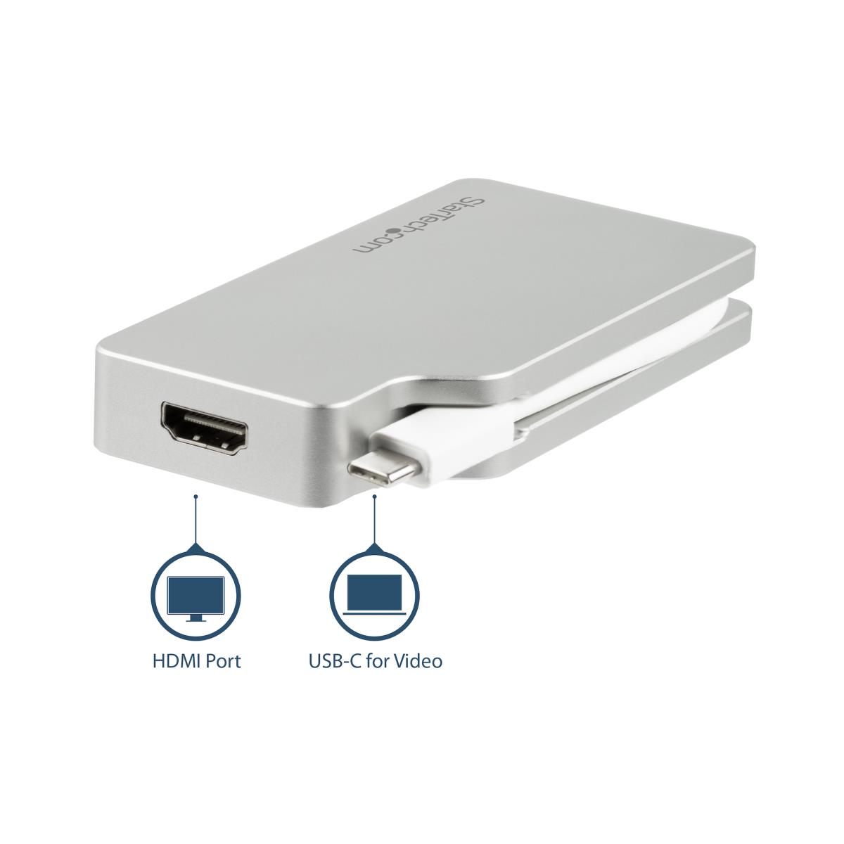 STARTECH.COM Video Converter 4-in-1 USB Type C To Vga DVI Hdmi Mdp-4k