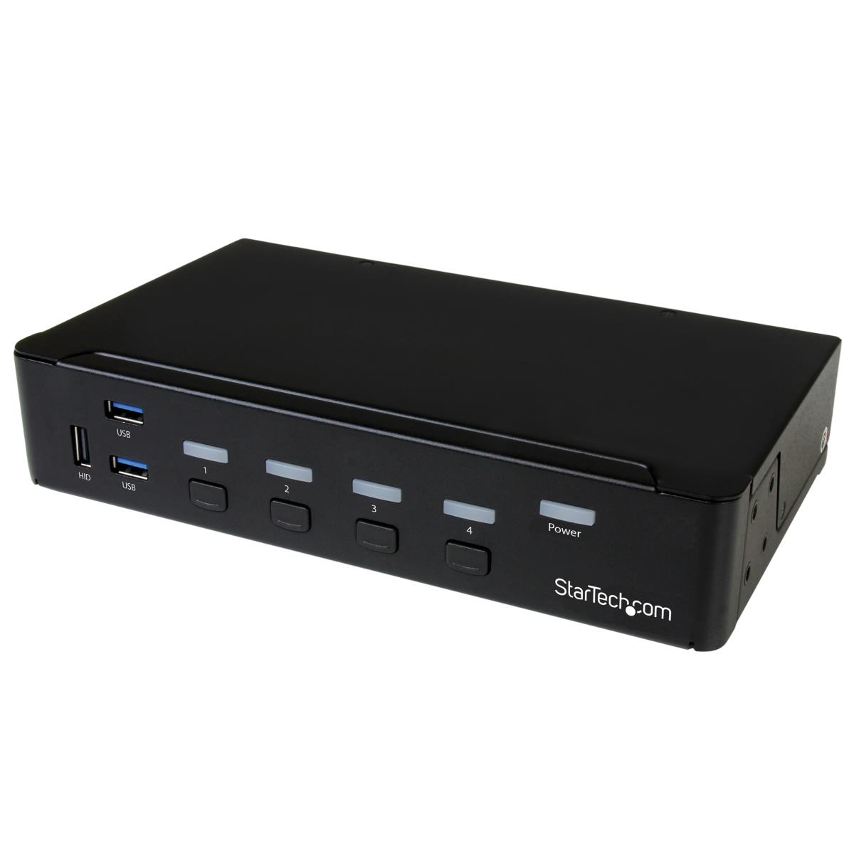 STARTECH.COM KVM Switch - DisplayPort 4-port Built-in USB 3.0 Hub-4k