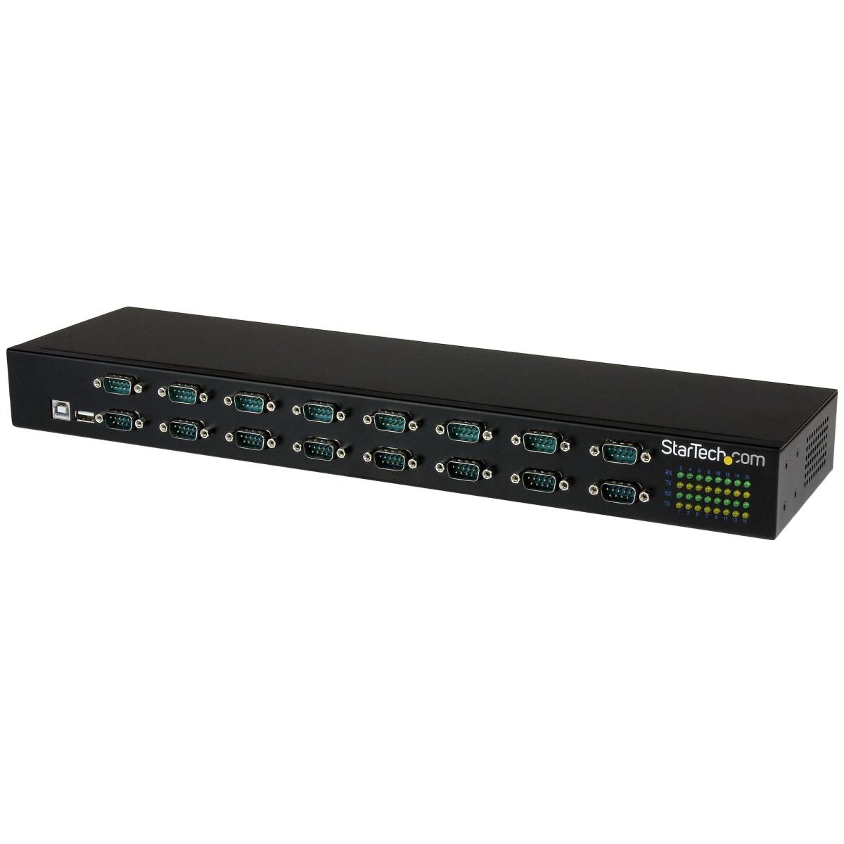 STARTECH.COM USB-to-serial Adapter Hub 16-port