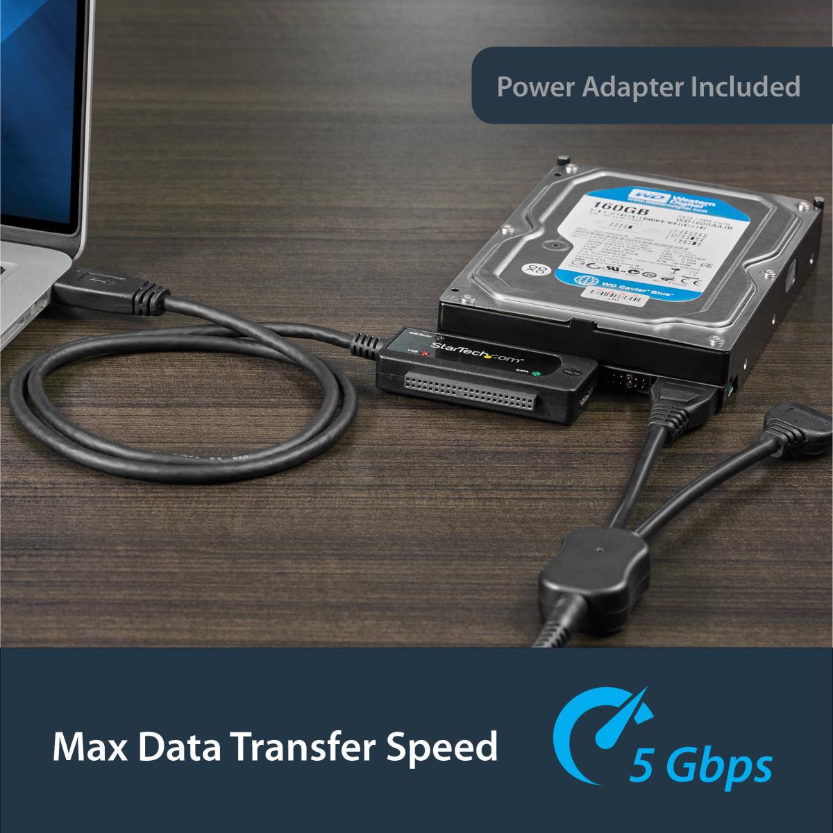 STARTECH.COM USB 3.1 (10 Gbps) Adapter Cable For 2.5in And 3.5in SATA Drives