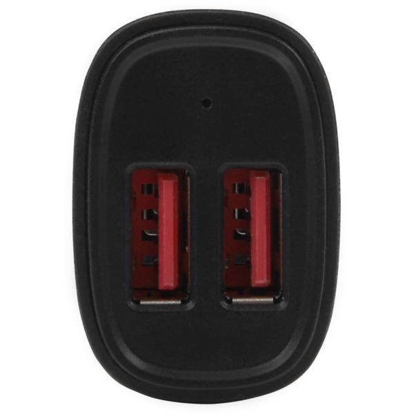 STARTECH.COM Dual-port USB Car Charger - 24w/4.8a - Black