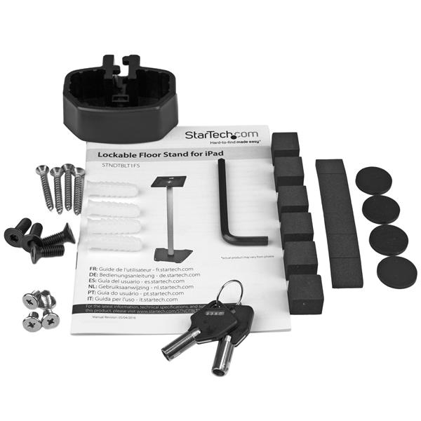 STARTECH.COM Locking Floor Stand For 9.7in iPad Tablets - Steel And Aluminum