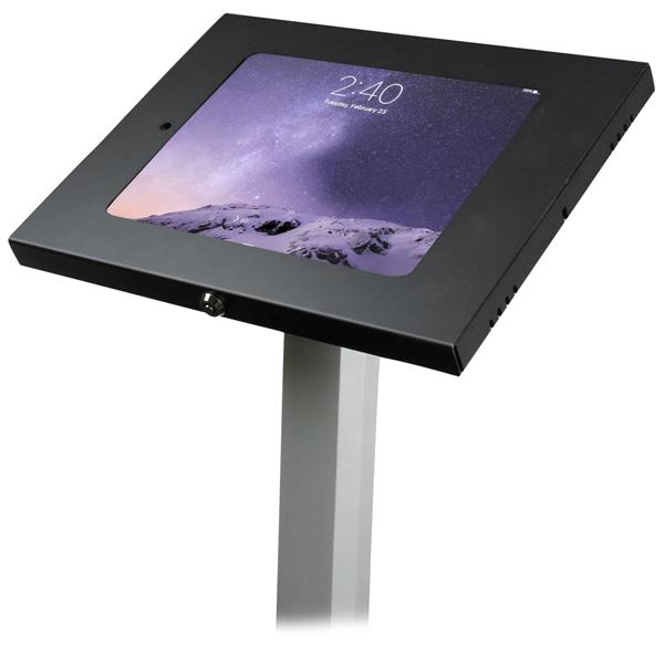 STARTECH.COM Locking Floor Stand For 9.7in iPad Tablets - Steel And Aluminum
