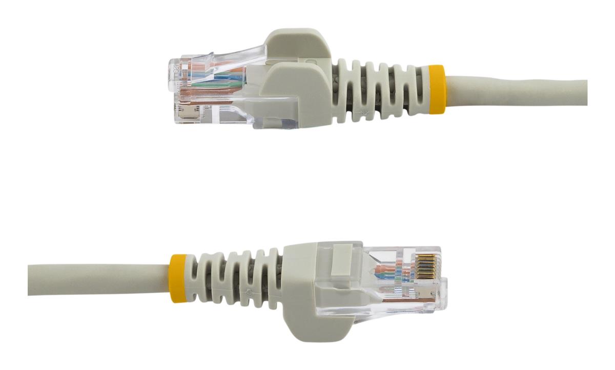 STARTECH.COM Patch Cable - Cat 5e - Utp - Snagless - 5m - Grey