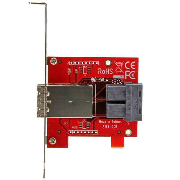 STARTECH.COM Adapter Dual Sff-8643 To Dual Sff-8644 Mini SAS 12gbps