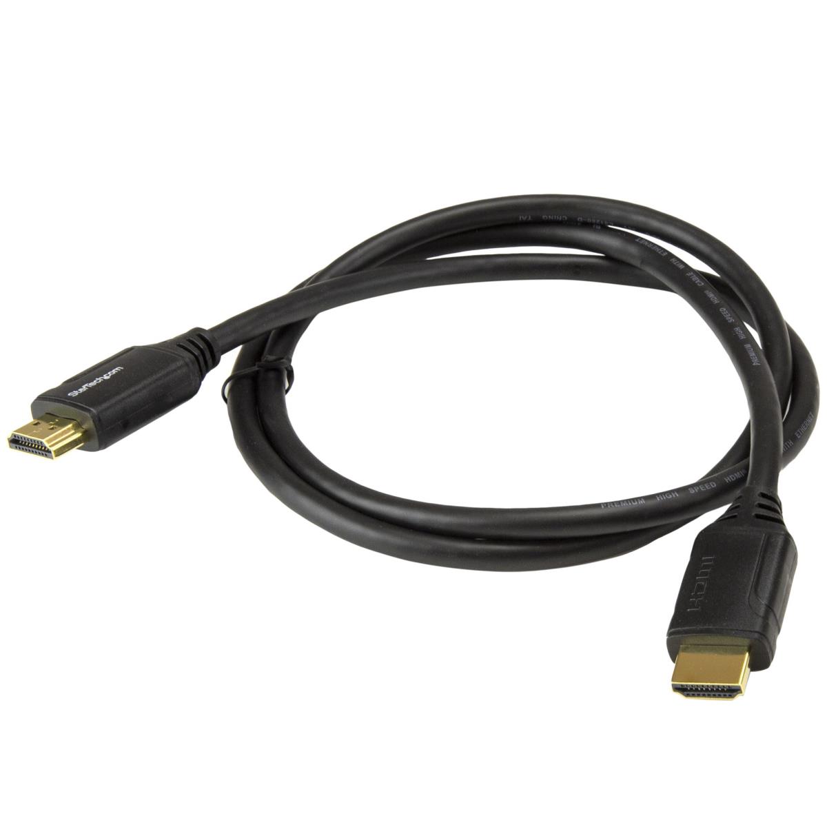 STARTECH.COM High Speed Hdmi To Hdmi Cable - Hdmi - M/m 1m Premium Certified