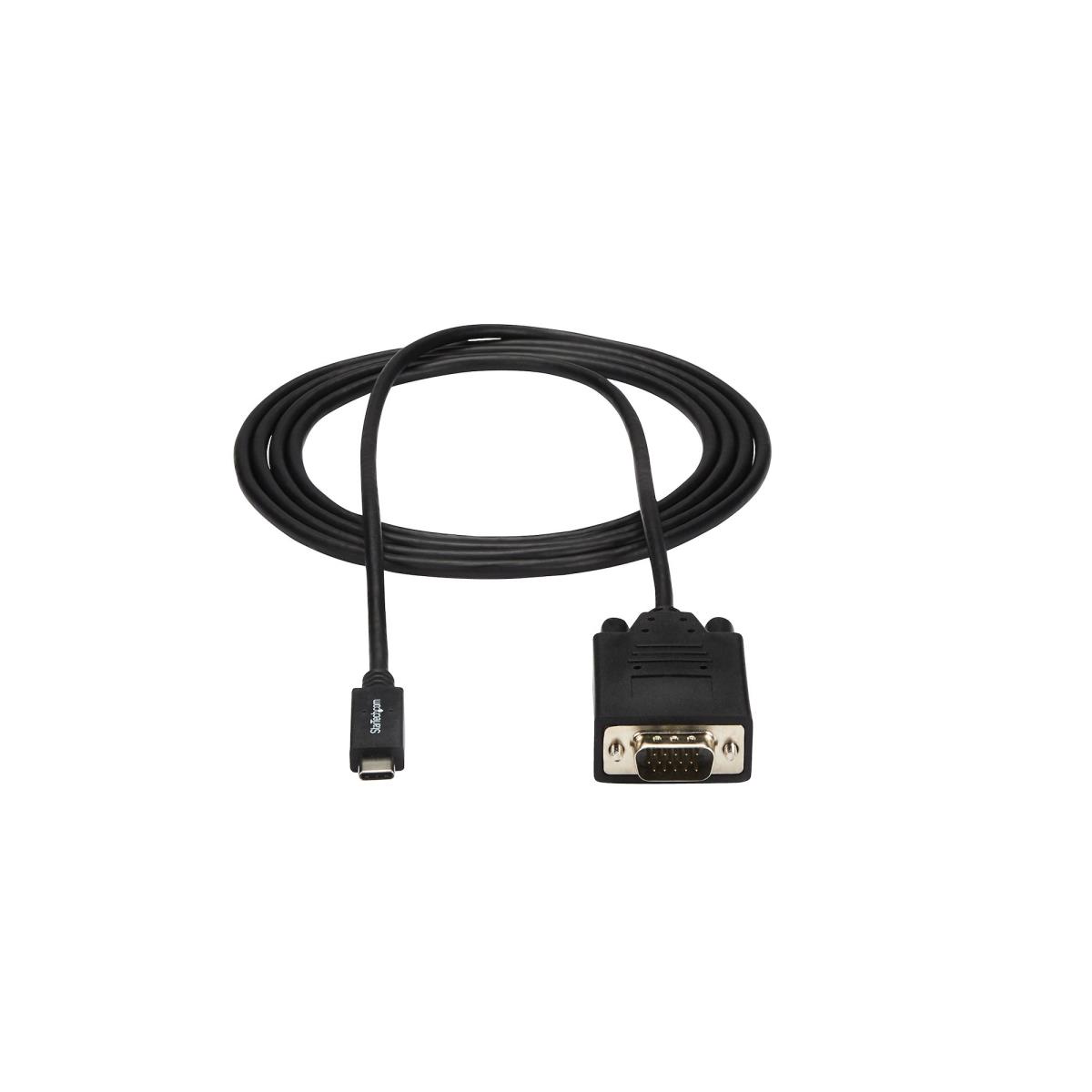 STARTECH.COM USB Type-c To Vga Adapter Cable-USB-c To Vga-1920x1200 2m