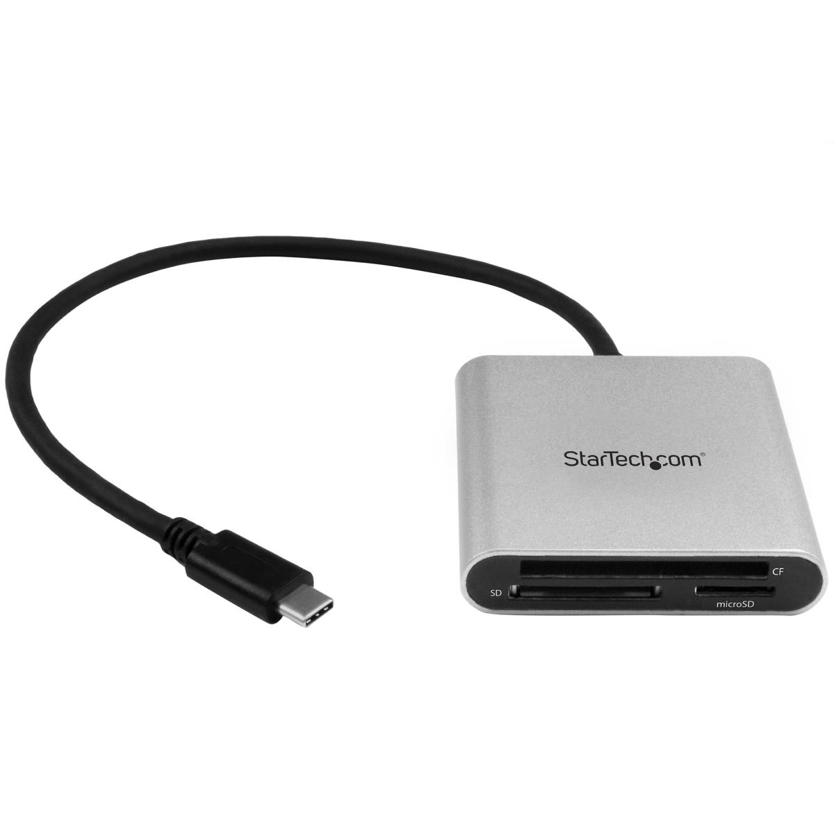 STARTECH.COM Flash Memory Multi-card Reader / Writer USB 3.0 With USB-c - Sd, Microsd, Compactflash