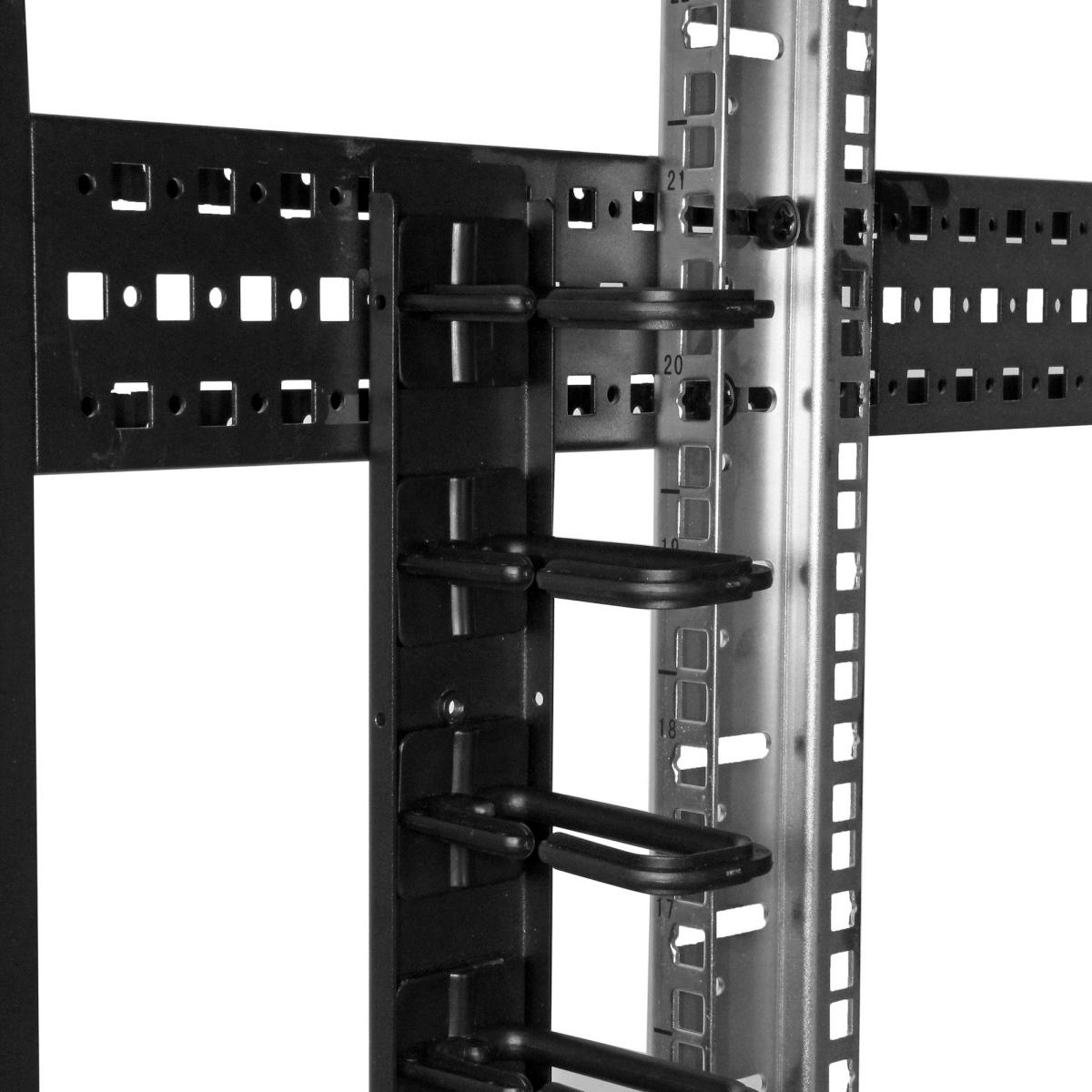 STARTECH.COM Vertical Cable Organizer With D-ring Hooks - 0u - 3ft