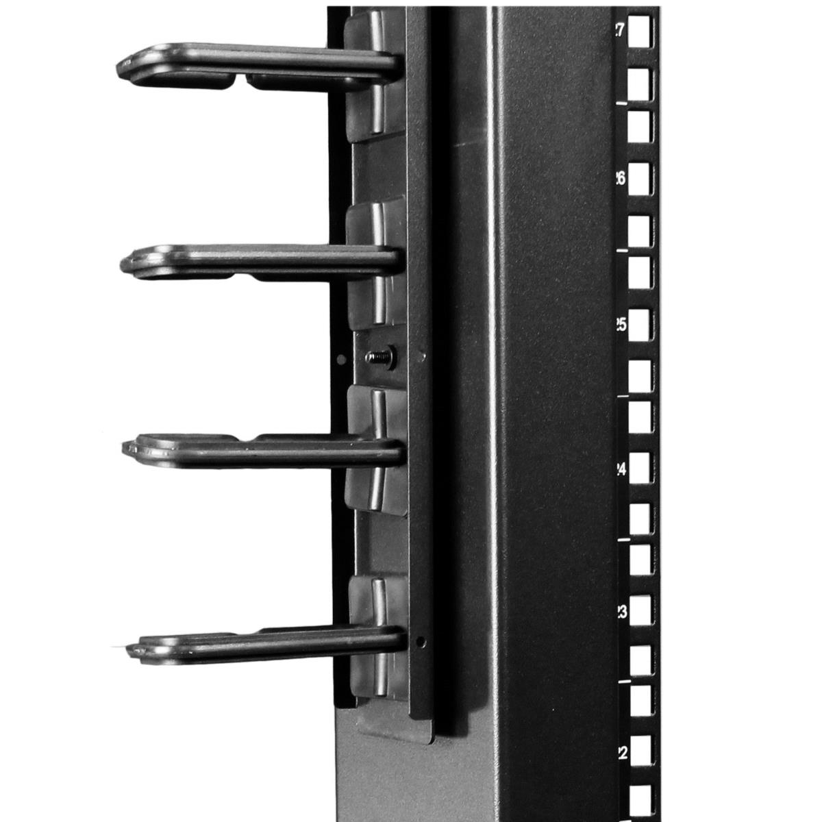 STARTECH.COM Vertical Cable Organizer With D-ring Hooks - 0u - 3ft