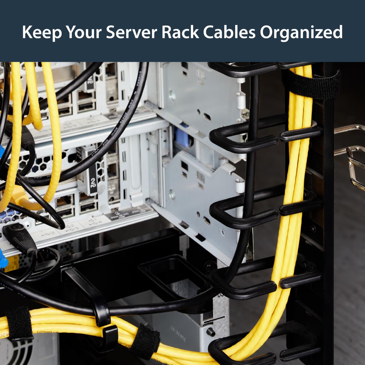 STARTECH.COM Vertical Cable Organizer With D-ring Hooks - 0u - 3ft