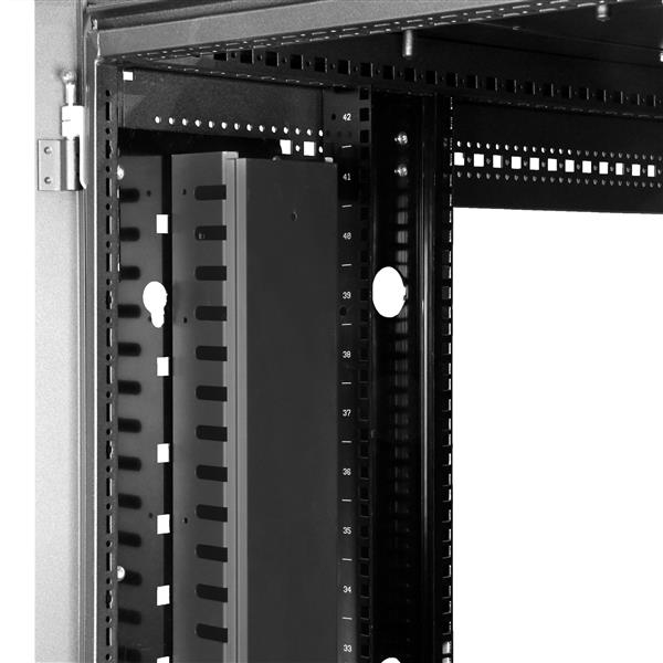STARTECH.COM Vertical Cable Organizer With Finger Ducts - 0u - 6 Ft