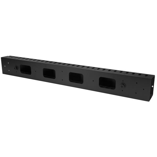 STARTECH.COM Vertical Cable Organizer With Finger Ducts - 0u - 6 Ft