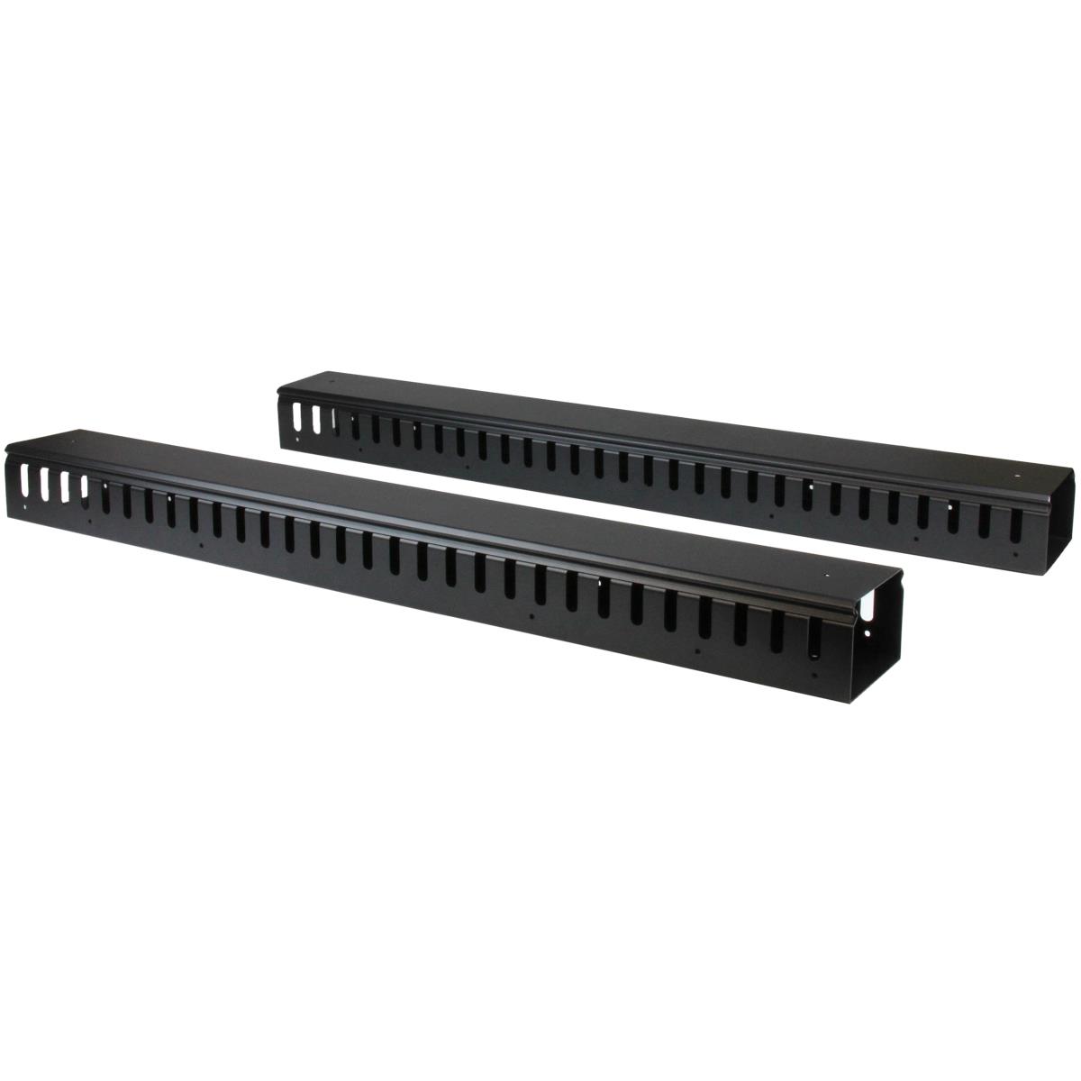 STARTECH.COM Vertical Cable Organizer With Finger Ducts - 0u - 6 Ft
