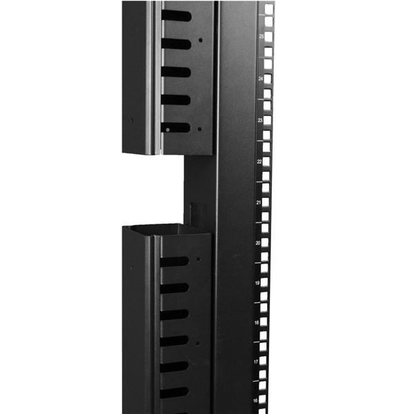 STARTECH.COM Vertical Cable Organizer With Finger Ducts - 0u - 6 Ft