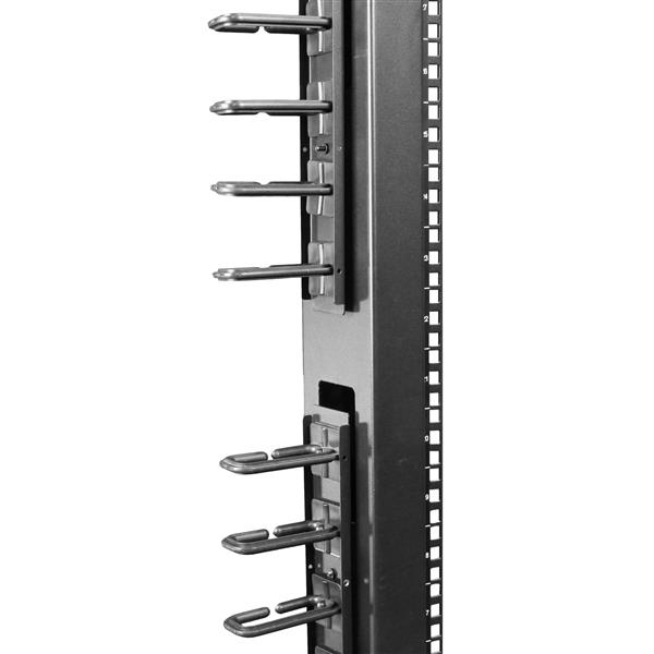 STARTECH.COM Vertical Cable Organizer With D-ring Hooks - 0u - 6ft