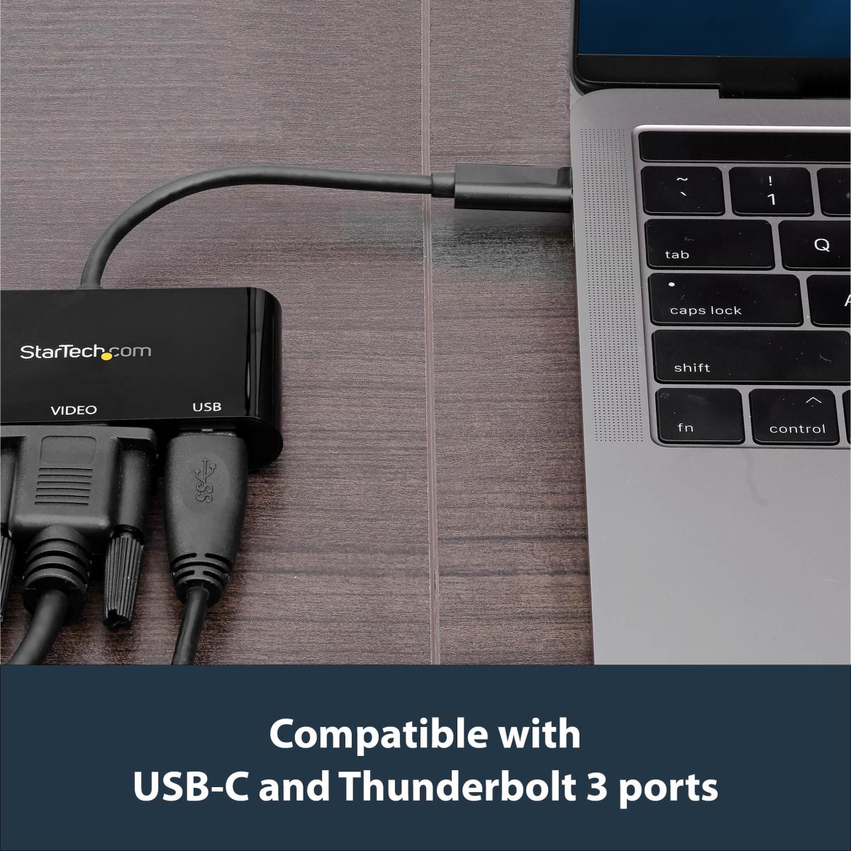 STARTECH.COM USB Type-c To Vga Adapter With Pd & USB Port - USB-c Adapter