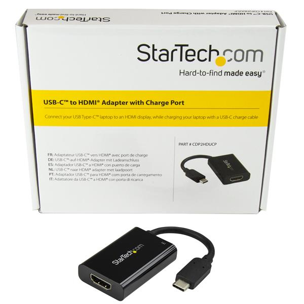 STARTECH.COM USB-c To Hdmi Video Adapter With USB Power Delivery 4k 60hz