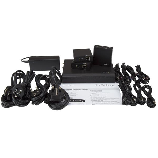 STARTECH.COM Hdbaset Extender Kit With 3 Receivers 3-port - 1x3 Hdmi Over Cat5 Splitter - Up To 4k