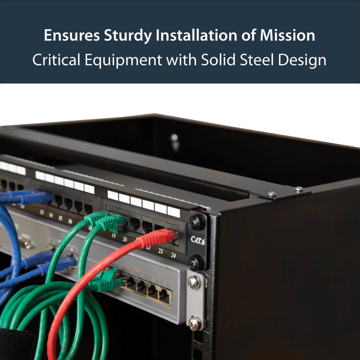 STARTECH.COM Wallmount Rack-30cm Deep Equipment - Network Rack - 12u