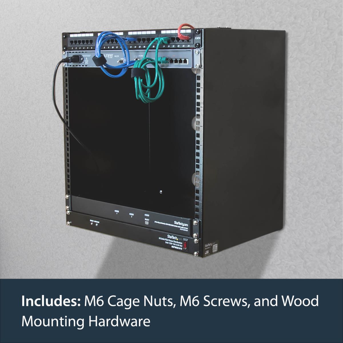 STARTECH.COM Wallmount Rack-30cm Deep Equipment - Network Rack - 12u