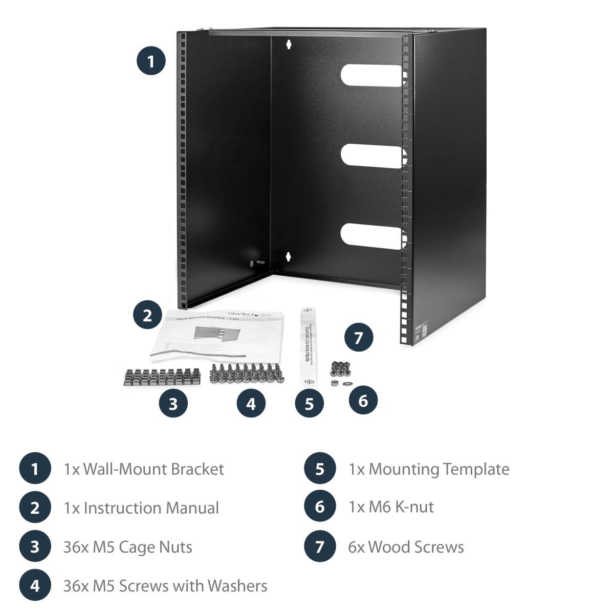 STARTECH.COM Wallmount Rack-30cm Deep Equipment - Network Rack - 12u