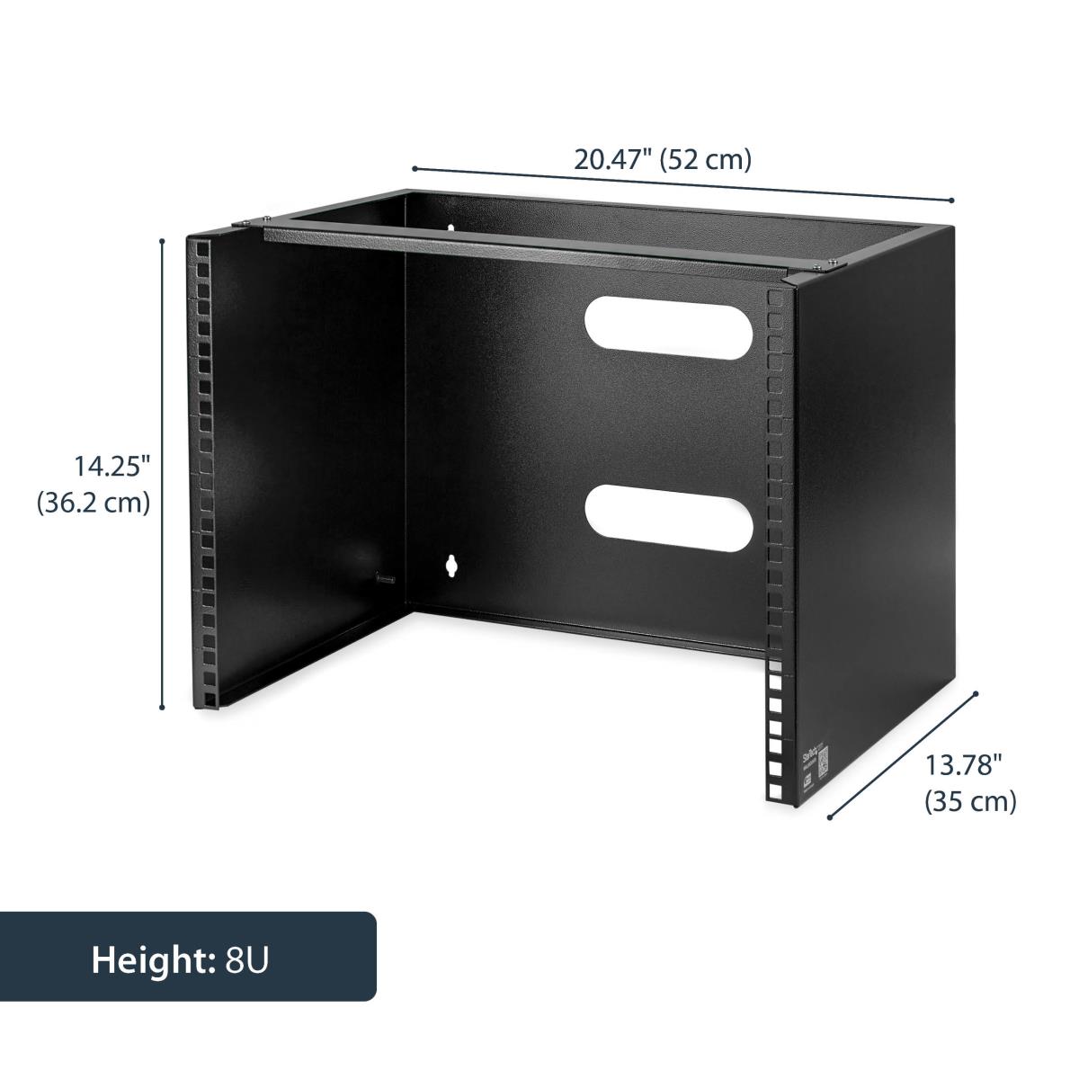 STARTECH.COM Wall-mount Rack-30cm Deep Equipment - Network Rack - 8u