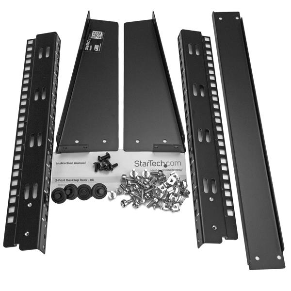 STARTECH.COM Desktop Rack 8u - 2-post Open Frame Rack