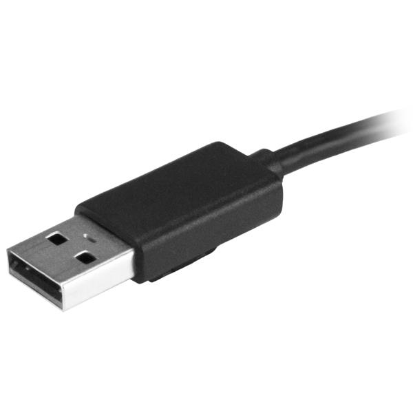 STARTECH.COM Portable Hub 4-port USB 2.0 With Built-in Cable