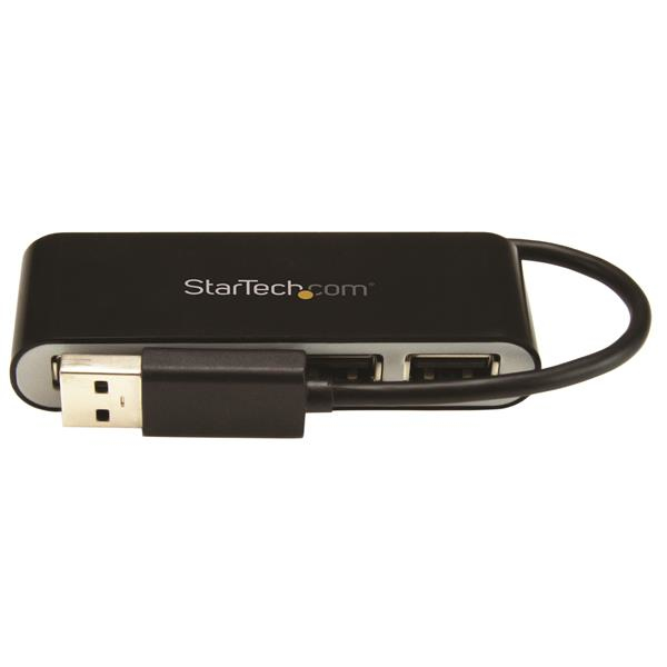 STARTECH.COM Portable Hub 4-port USB 2.0 With Built-in Cable