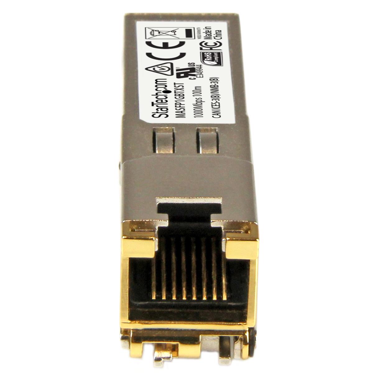 STARTECH.COM Transceiver Module Gigabit - Rj45 Copper Sfp Ma-sfp-1gb-tx Compatible - 100m