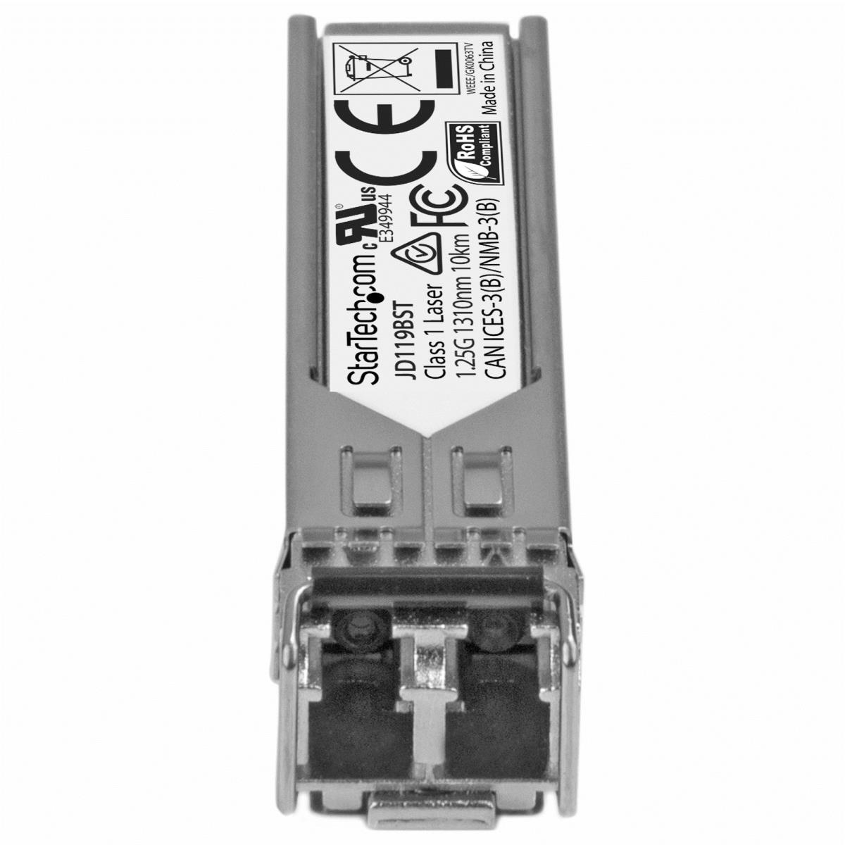 STARTECH.COM Transceiver Module - Gigabit Fiber 1000base-lx Sfp  - Hp Jd119b Compatible - Sm Lc - 10 Km