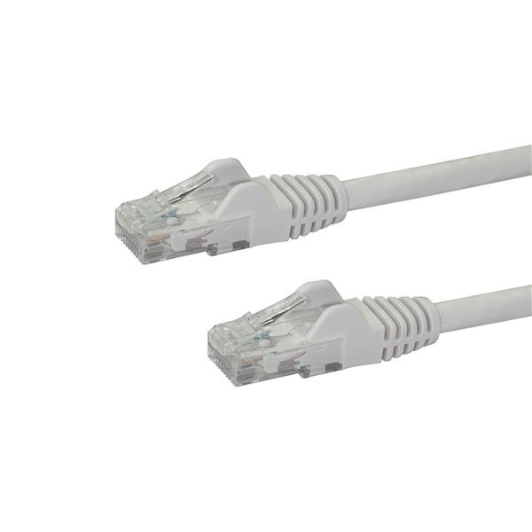 STARTECH.COM Patch Cable - CAT6 - Utp - Snagless - 50cm - White - Etl Verified