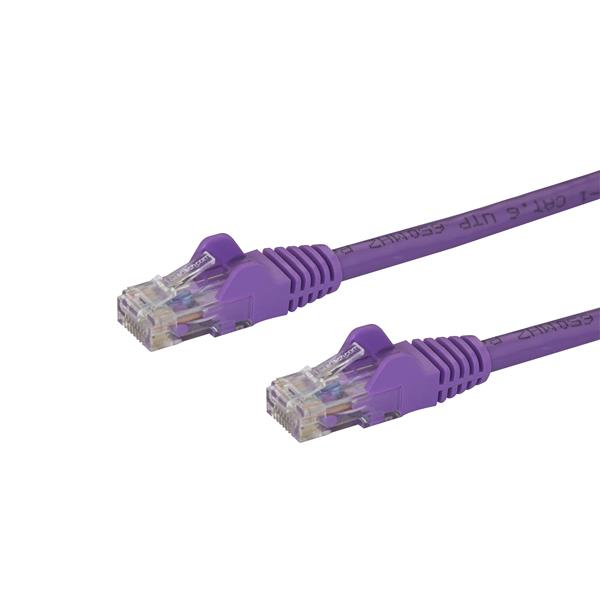 STARTECH.COM Patch Cable - CAT6 - Utp - Snagless - 10m - Purple