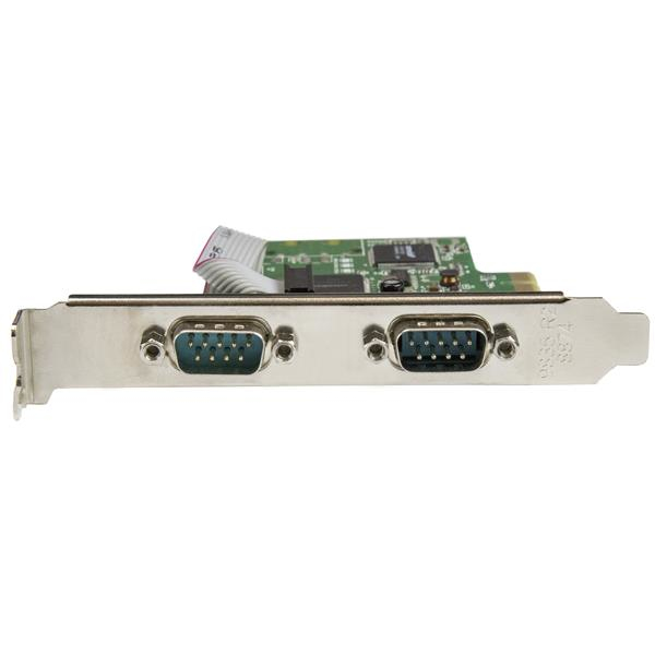 STARTECH.COM Serial Card Rs232 - 2-port W/ 16c1050 Uart - Pci-e