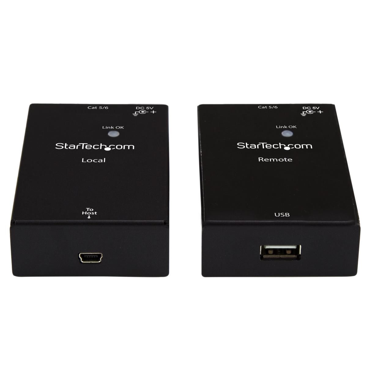 STARTECH.COM USB Extender Kit 1port - USB To Ethernet Extender - USB 2.0