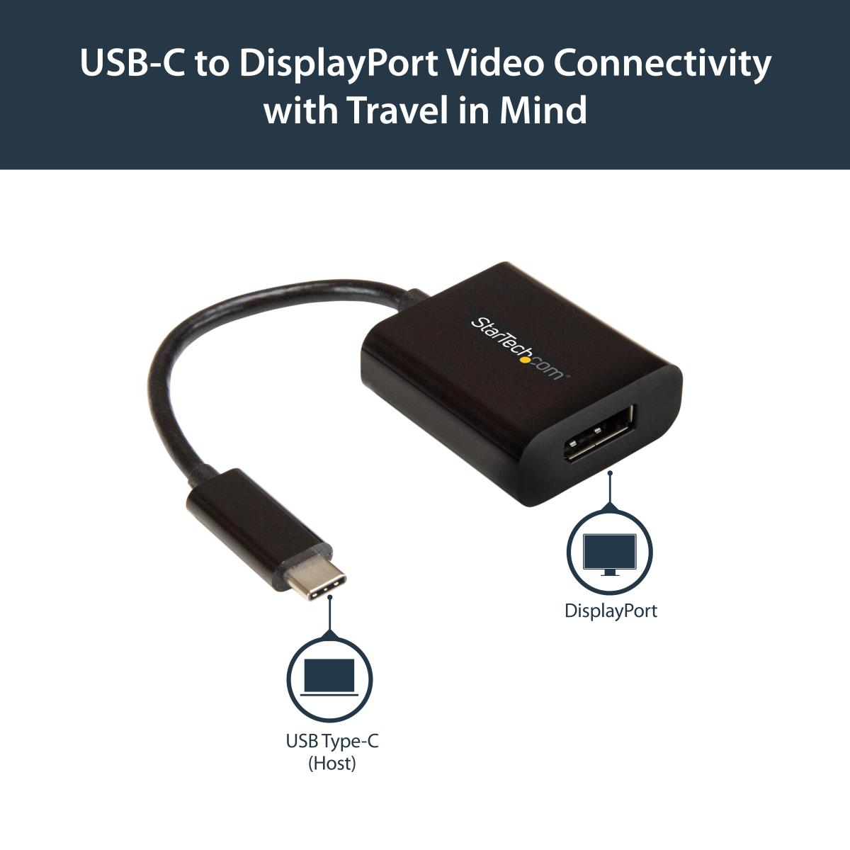 STARTECH.COM USB C To DisplayPort Adapter