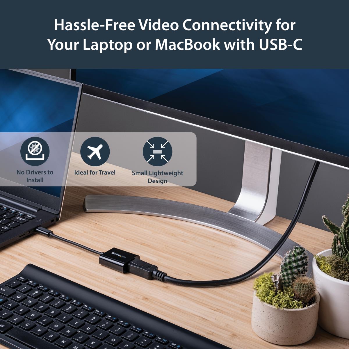 STARTECH.COM USB C To DisplayPort Adapter