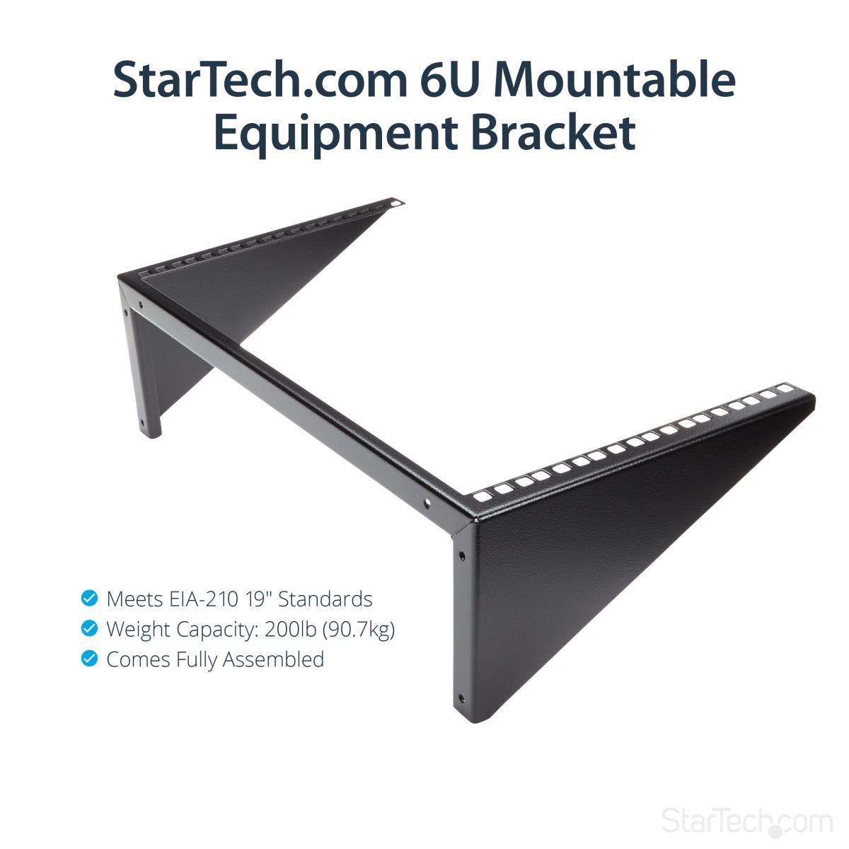 STARTECH.COM Vertical Wall-mount Server Rack - Solid Steel - 6u