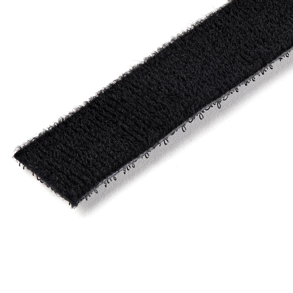 STARTECH.COM Hook & Loop Self Gripping Cable Straps - Black - 30.50m Roll