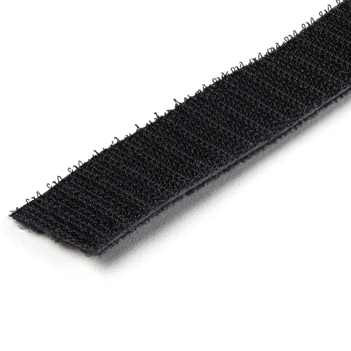 STARTECH.COM Hook & Loop Self Gripping Cable Straps - Black - 30.50m Roll