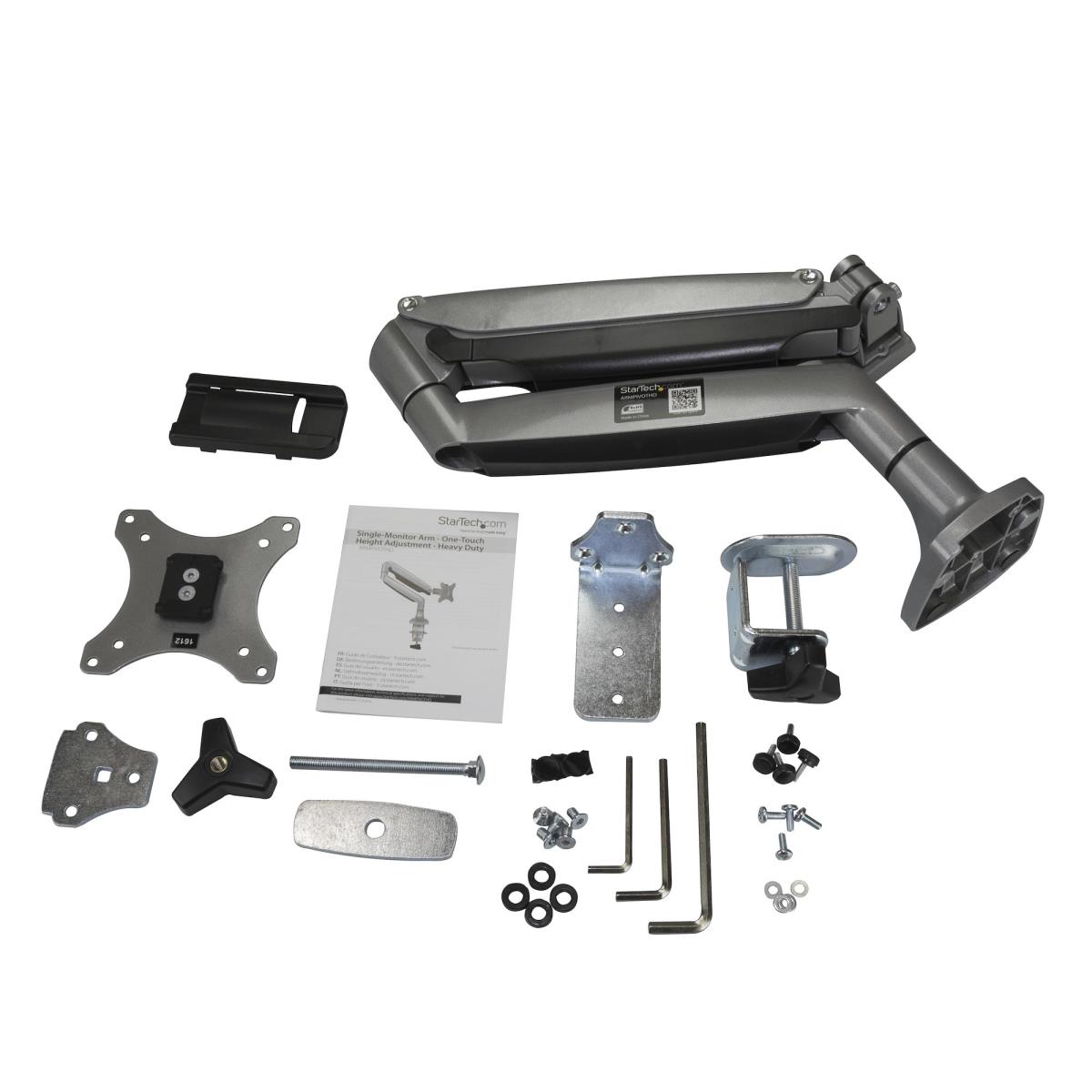 STARTECH.COM Monitor Mount - Desk - 1 Monitor - Full Motion - Up To 32in - Silver