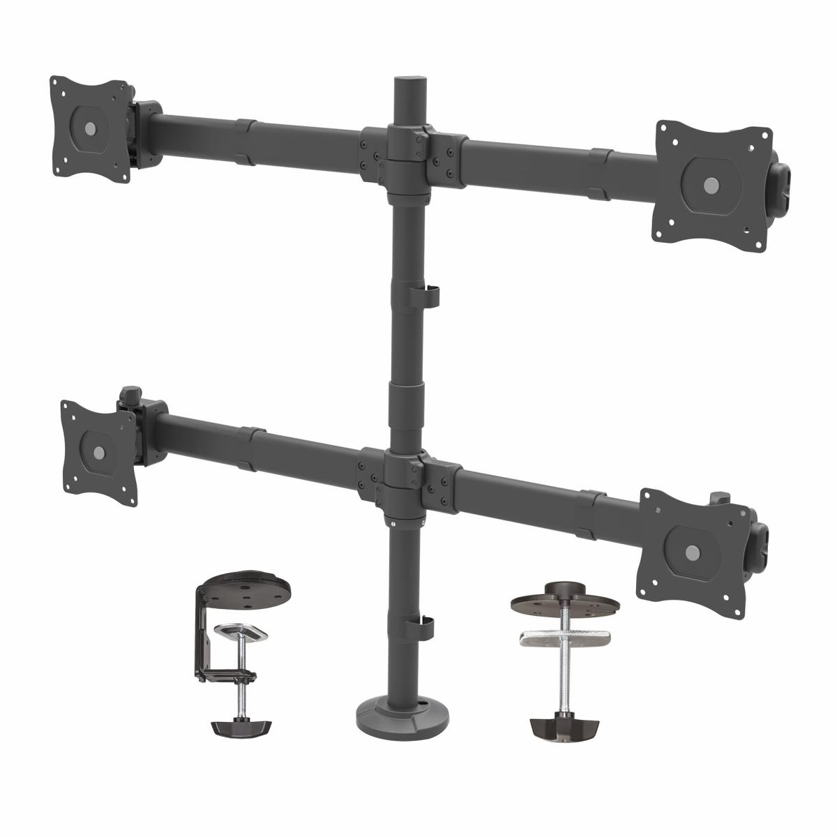 STARTECH.COM Desk Mount Quad Monitor Arm - Articulating - Heavy Duty Steel