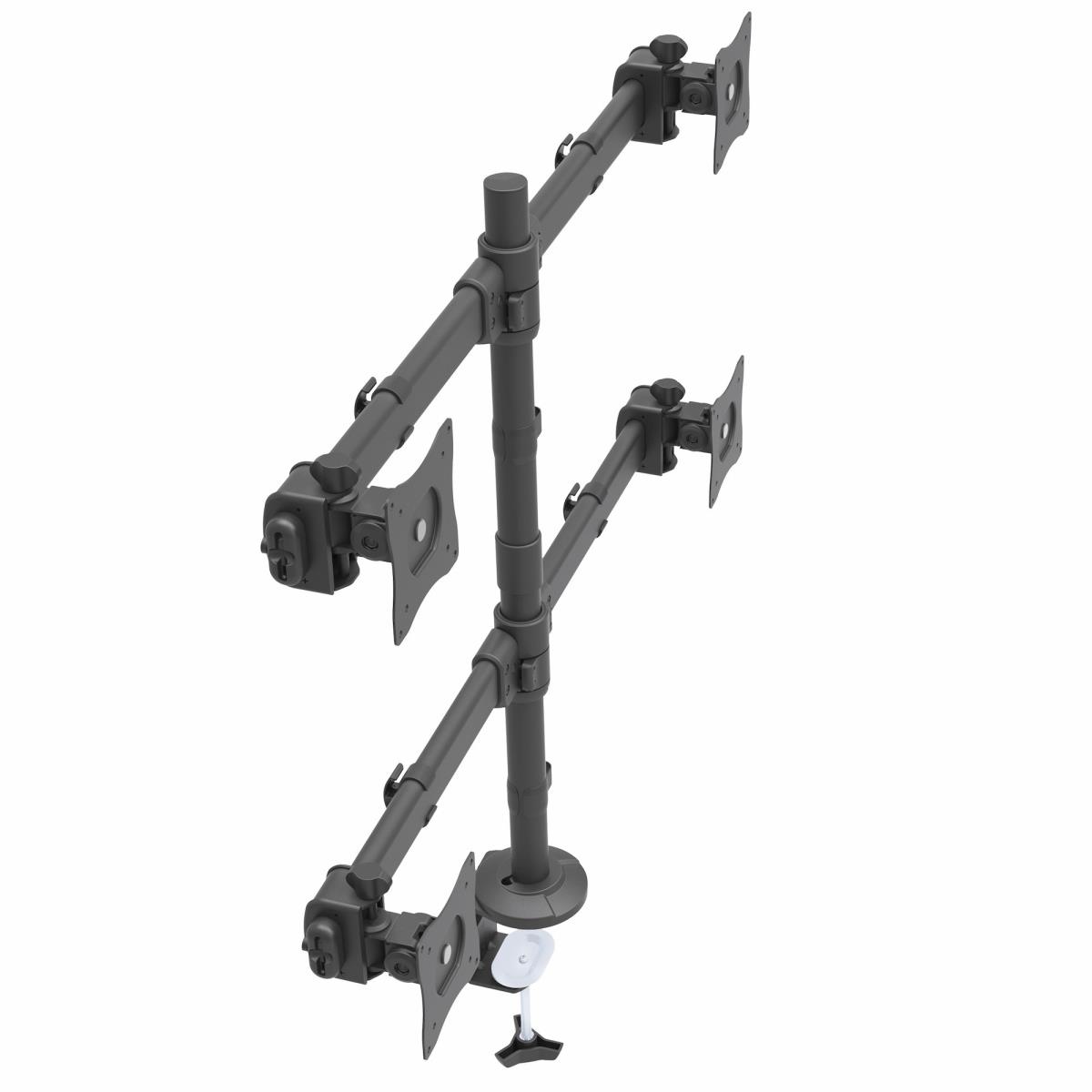 STARTECH.COM Desk Mount Quad Monitor Arm - Articulating - Heavy Duty Steel
