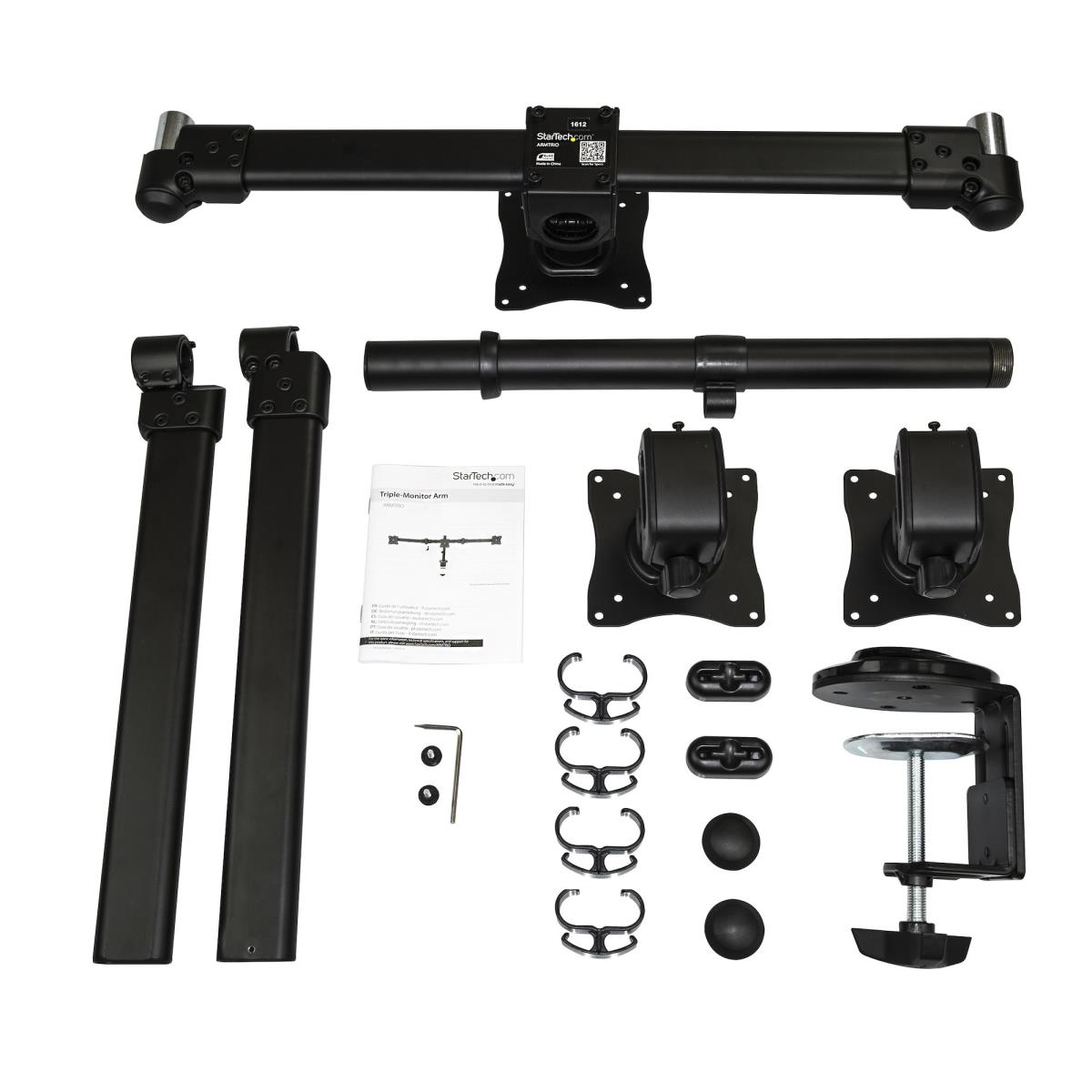 STARTECH.COM Triple-monitor Mount - Steel - Articulating Arms-height Adjust