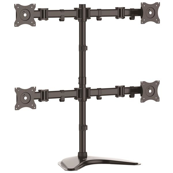 STARTECH.COM Quad-monitor Stand For Up To 27in Monitors - Steel - Adjustable